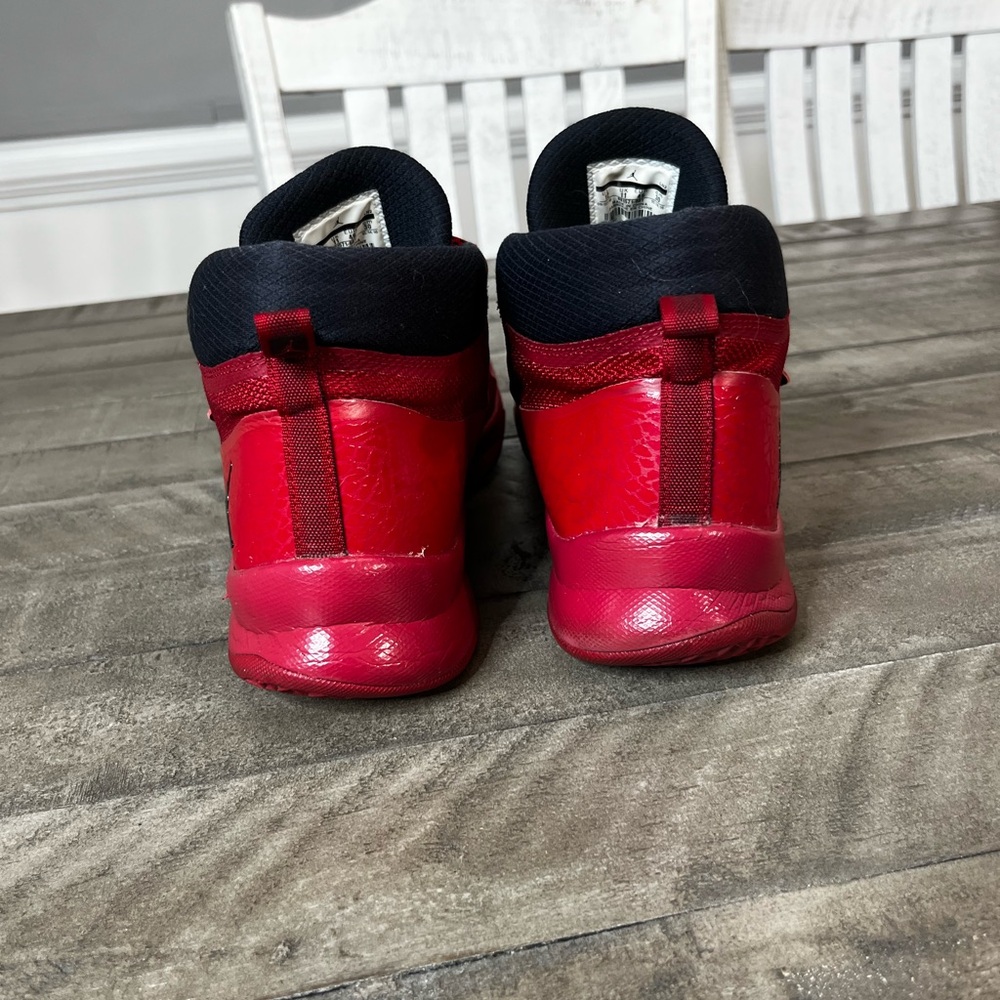 Nike Air Jordan Super Fly Hi-Top Athletic Red Sneaker Men Size 12 - Picture 4 of 5